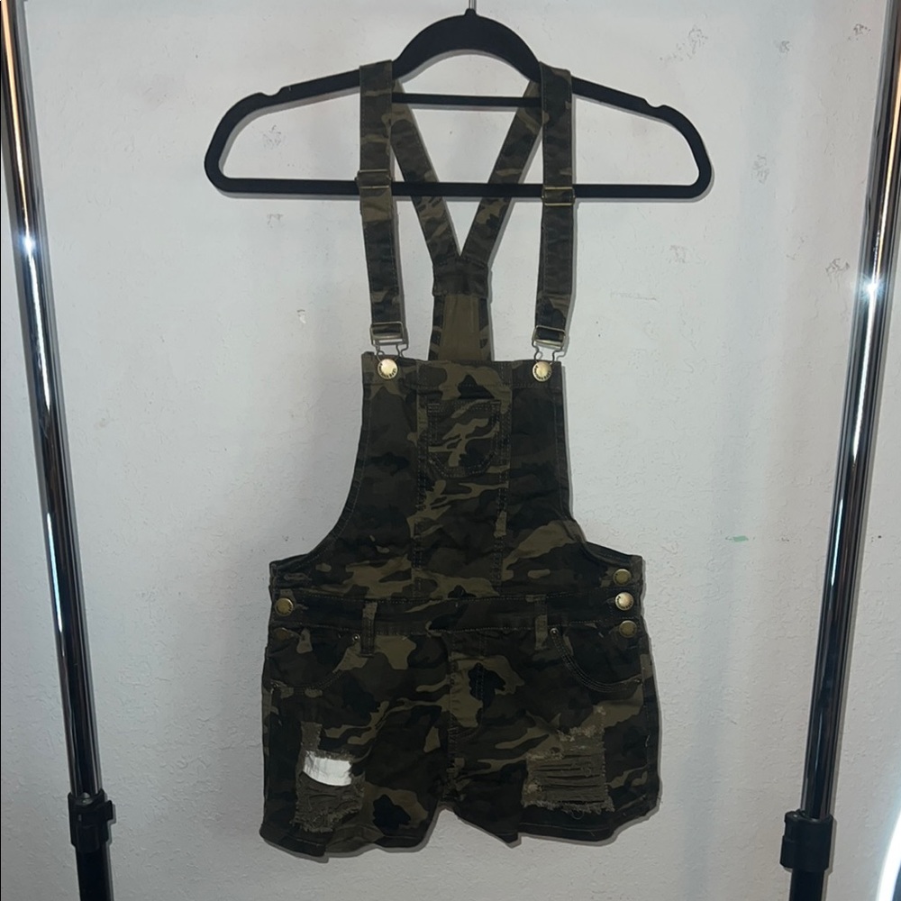 American Bazi Green and Brown Overalls